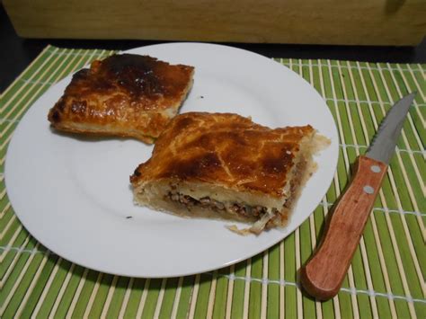 180º receta EMPANADA DE HOJALDRE RELLENA DE CARNE MAYTE EN LA COCINA