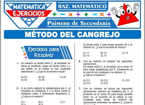 Ejercicios de Orden de Información para Primero de Secundaria