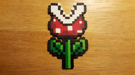 Piranha Plant Super Mario World Perler Bead Time Lapse Youtube