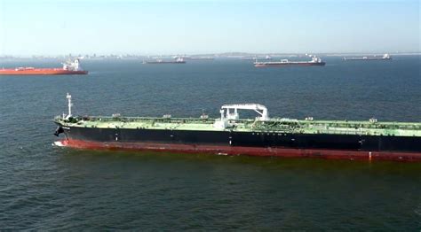 Incredible Footage Shows Oil Tankers Anchored Off California With