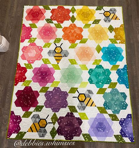 Bumblebee Blossoms Quilt Pattern By Krista Moser