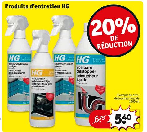 Promo Produits D Entretien Hg Chez Kruidvat Icatalogue Fr