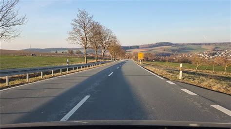 A Drive From Usingen Taunus To Top Of The Hill Graevenwiesbach Youtube