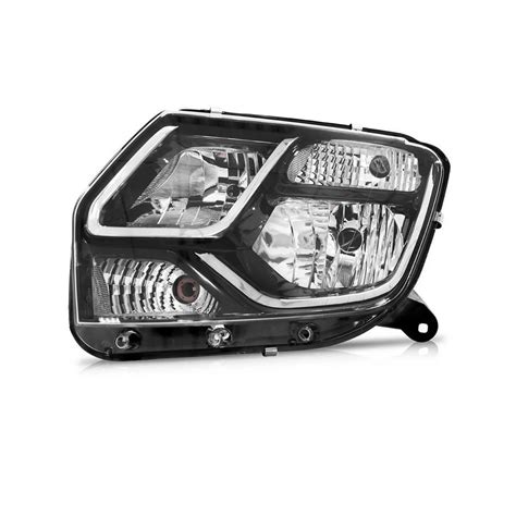 Farol Principal Renault Duster Lado Esquerdo M Scara Negra Automotive