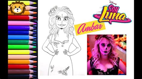 Como Dibujar Y Colorear Ambar Soy Luna Catrina Draw And Coloring