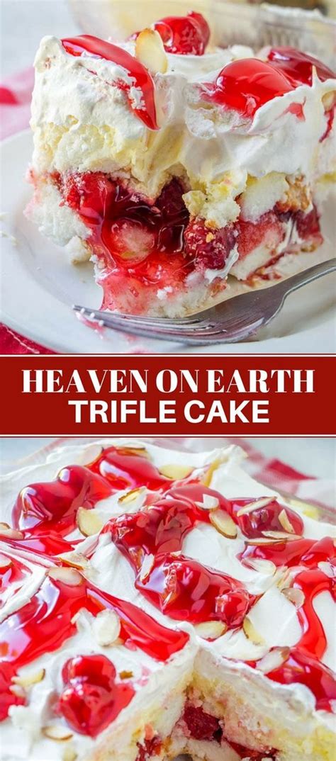 LOW CARB Heaven On Earth Cake Trifle Recipe Earth Cake Desserts