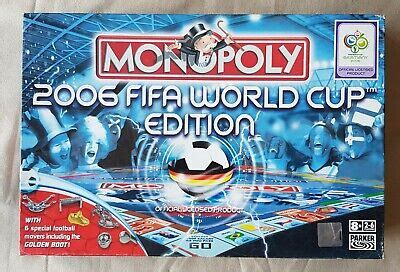 Germany 2006 FIFA Football World Cup Monopoly Board Game COMPLETE