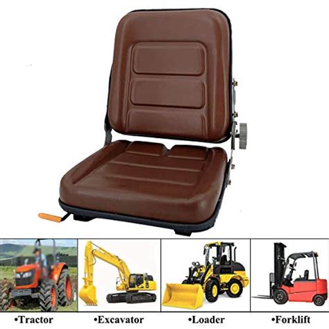 Cozyel Pvc Forklift Seat Suspension Tractor Seat With Adjustable