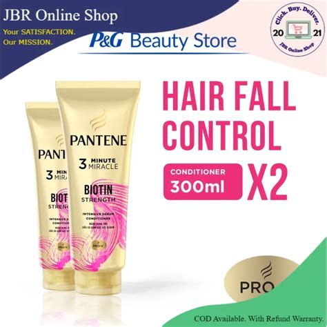 Pantene Biotin Strength Pro V Minute Miracle Conditioner Hair Fall