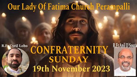 Confraternity Sunday At Our Lady Fatima Church Perampalli YouTube