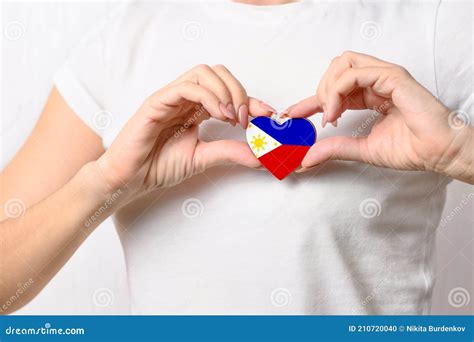 Love Philippines Filipino Patriotism Concept Stock Photo Image Of