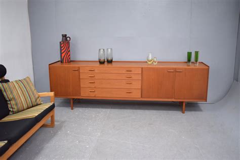 Very Rare Large Teak Sideboard Ib Kofod Larsen Brande Mobelindustri