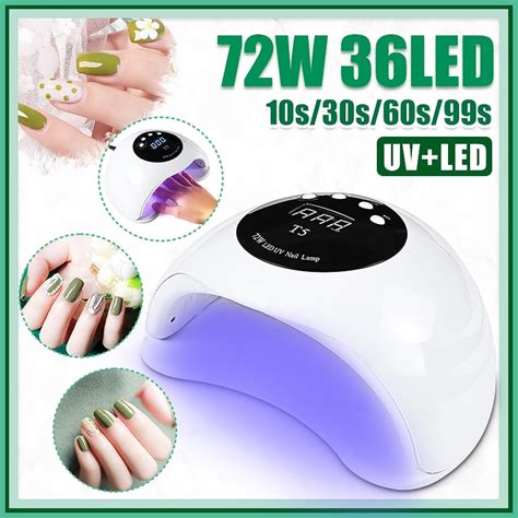 Sun T5 Professional 72w Uv Led Nail Lamp 36led Gel Polish Lamp Nail Dryer Machine With Infrared