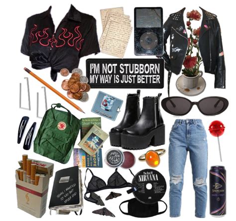 Fashion Grunge Outfit Shoplook Aesthetic Dress Grunge Aesthetic