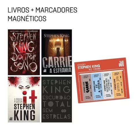 Kit 4 Livros Stephen King No Cinema It A Coisa Escuridão Total Sem