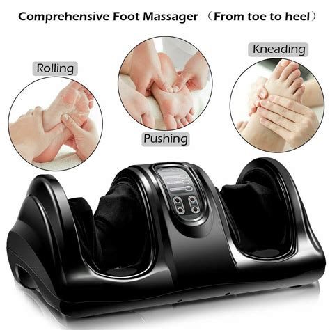 Electric Shiatsu Kneading Foot Calf Leg Massager Rolling Pushing