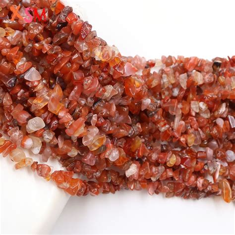 Cuentas de piedra de cuarzo de ónix rojo Natural para collar pulsera