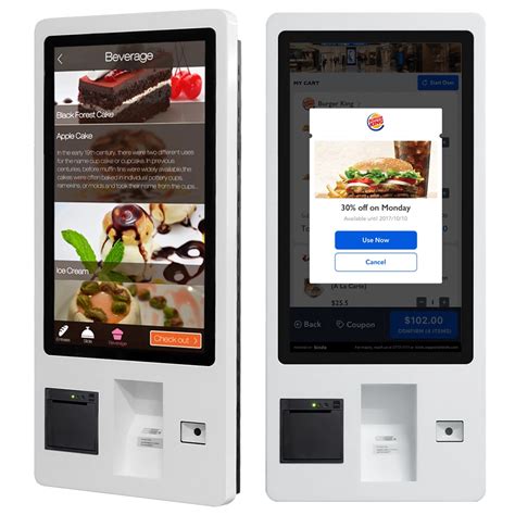 Nfc Card Reader Inch Touchscreen Restaurant Burger King