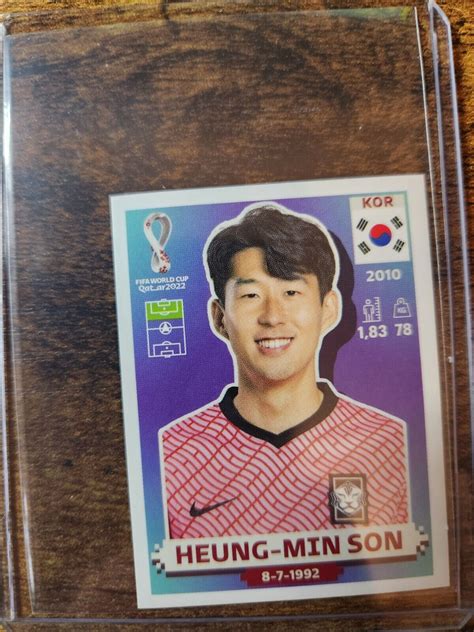 Mavin Panini Fifa World Cup Usa Stickers Heung Min Son Kor