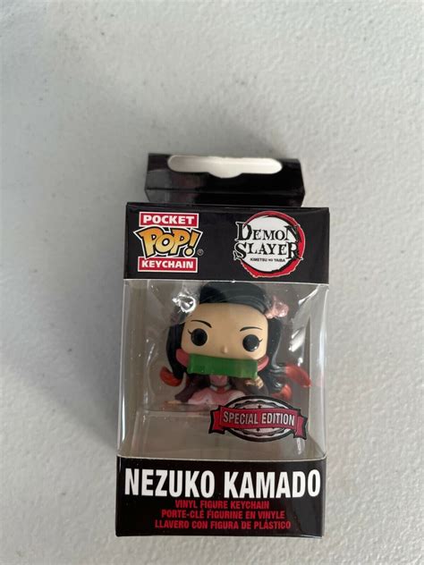 Funko Pop L Keychain Nezuko Demon Slayer Special Edition Ebay