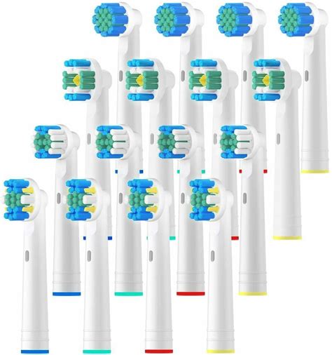 16 X Testine Di Ricambio Per Spazzolino Elettrico Oral B Precision