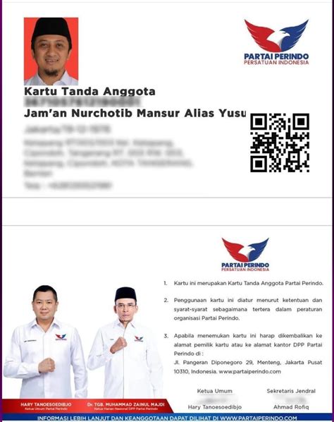 Ustaz Yusuf Mansur Resmi Gabung Partai Perindo Okezone Nasional