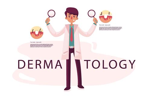 Dermatologia Doutor Vector Character Ilustra O Vetor No Vecteezy