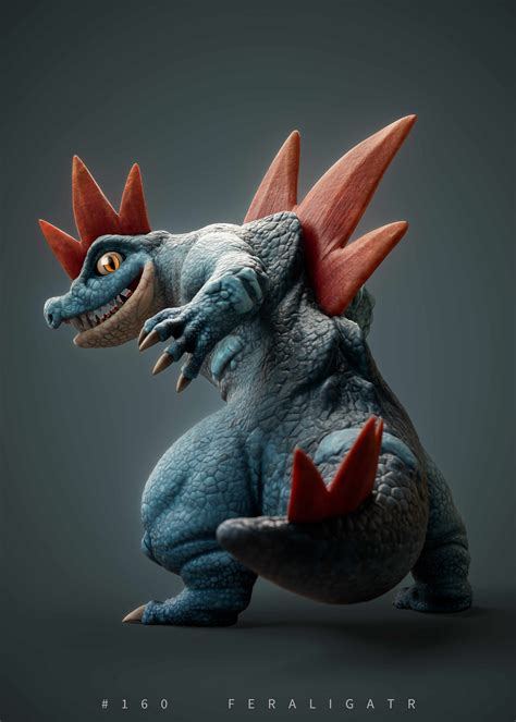 Feraligatr ZBrushCentral