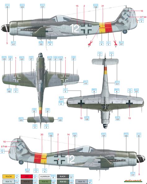 Here Is The Focke Wulf Fw D Jg Camouflage Color Profile Air