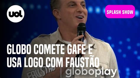 Globo comete gafe e usa logo do Domingão do Faustão em programa