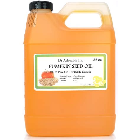 Dr Adorable 100 Pure Pumpkin Seed Oil Unrefined Organic Cold Pressed Natural Hair Skin