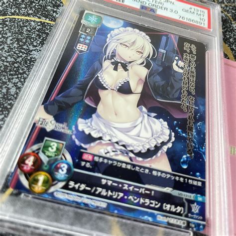 PSA 10 2018 Lycee Overture Japanese FGO 1315 Rider Artoria Pendragon