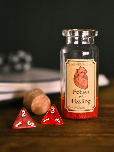 Dnd Potion Functional Healing Potion Rpg T Potion Of Healing For