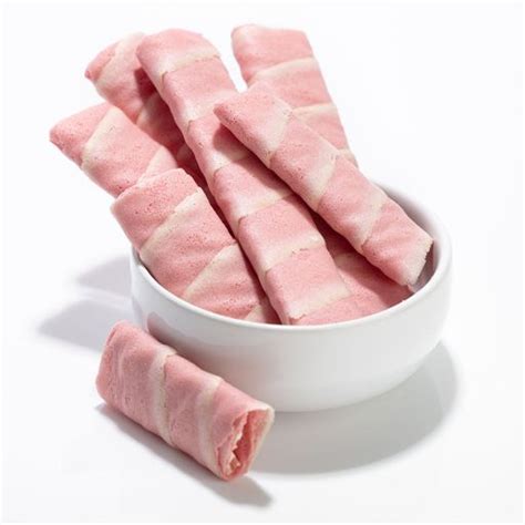 Cherry Blossom Flavored Wafer Rolls Universal Yums