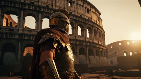 A K Ultra Hd Wallpaper Of A Fierce Roman Legionnaire In Full Battle