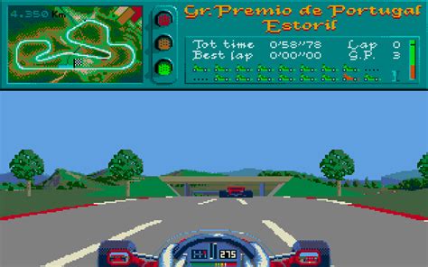 Screenshot Of Vroom Atari ST 1991 MobyGames