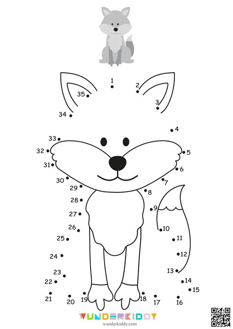 Printable Connect The Dots Math Worksheet For Kindergarten