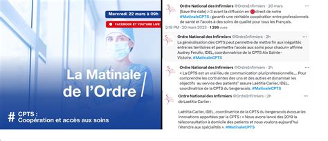 La Matinale de l Ordre CPTS Coopération et accès aux soins CPTS