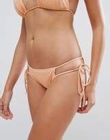 Hot As Hell Hot As Hell Nude Tie Side Bikini Bottom ShopStyle Two Piece Swimsuits