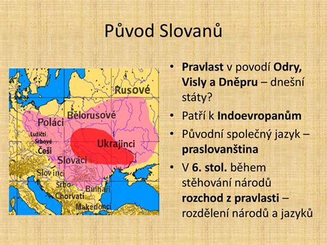 Slované a jejich první státy ppt stáhnout