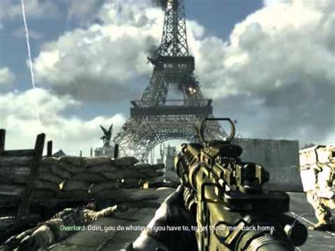 Call Of Duty Mw3 Torre Eifel Caindo YouTube