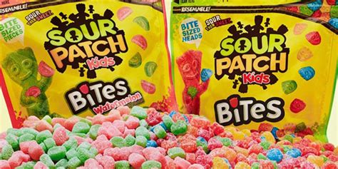 The New Sour Patch Kids Bites Just Arrived in Stores to Give You Sour-Then-Sweet Candy in Mini Heads