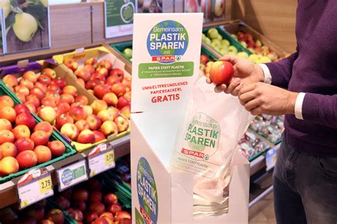 Spar F Hrt Sterreichweit Gratis Papiersackerl F R Obst Und Gem Se Ein