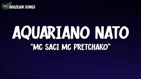 MC SACI AQUARIANO NATO LETRA Feat MC PRETCHAKO L DJ SAMMER YouTube