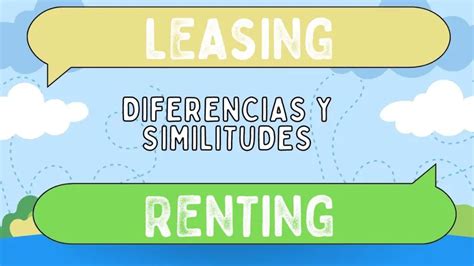 Diferencias Entre Leasing Y Renting