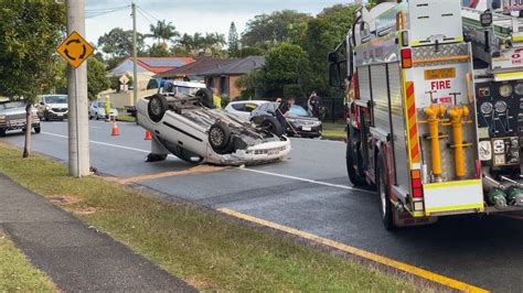 Police Make Dramatic Arrest Of Man After Crash With Parked Cars And