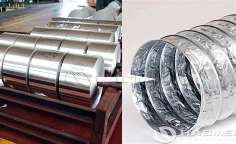 Aluminium Foil For Flexible Ducting Ventilation HAOMEI