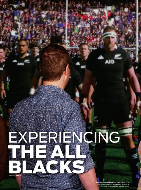 Experienci­ng The All Blacks Pressreader