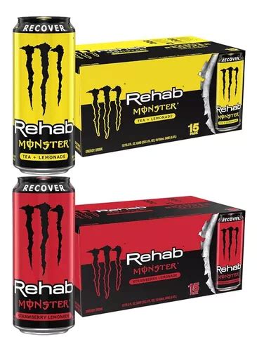 Monster Energy Rehab Tea Lemonade 15 5oz Paquete De 15 L Meses Sin Interés