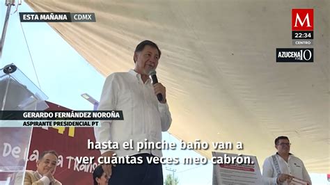 Polémica de privacidad Gerardo Fernández Noroña acusa al INE de acoso